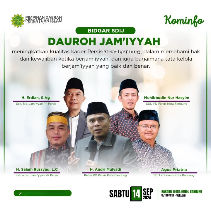 Dauroh Jamiyyah SDIJ PD PERSIS Kabupaten Manggarai Barat